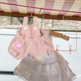 thumbnail image 4 of Miangastore Rose Gold Baby Clothes Hangers with Clips for Doll Clothes Storage and Display 18 Inch Dolls, 4 of 8