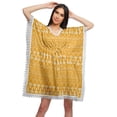 thumbnail image 1 of Moomaya Robe Courte de Caftan de Plage, Robe de Couverture Imprimée, Kaftan pour Femmes, Tenue de Plage, Couverture, 1 of 4