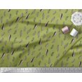thumbnail image 3 of Soimoi Green Poly Georgette Fabric Artistic Leaves Print Sewing Fabric Yard 42 Inch Wide, 3 of 3
