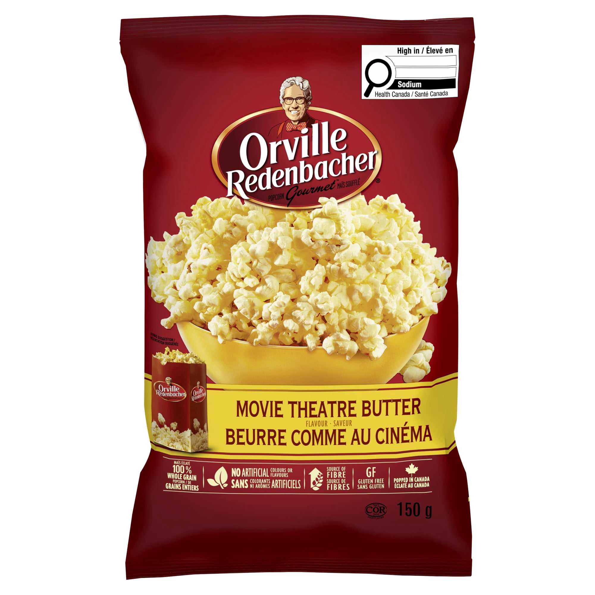 Orville Redenbacher Movie Theatre Butter Microwave Popcorn, 100