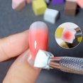 thumbnail image 4 of Mini Sponge Block Easy Glue Removal Colorful Makeup Blending Tool Sponge Block Women Beauty Accessories, 4 of 8