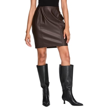 George Women's Faux Leather Mini Skirt