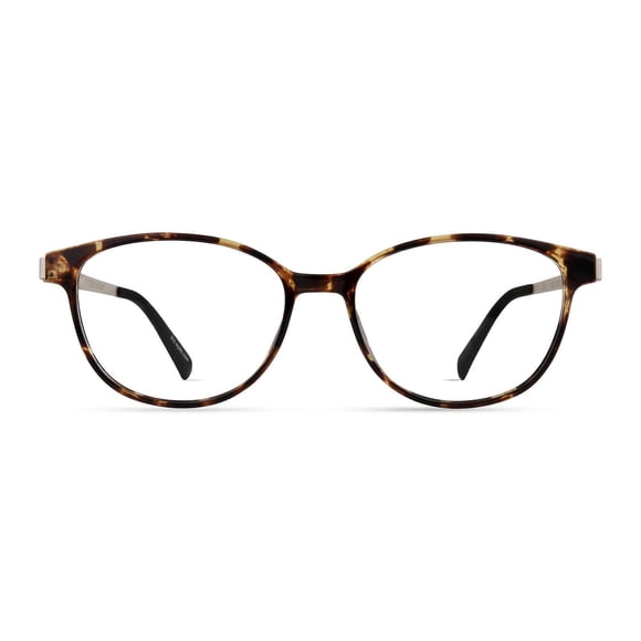 Bio Eyes Womens Prescription Eyeglasses, Petunia, Yellow Tortoise, 51-15-135