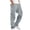 Grey, variant on RKSTN Cargo Pants for Men Casual Multiple Pockets Outdoor Long Trousers Straight Type Fitness Solid Color Pants