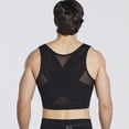 thumbnail image 2 of Maoww Men Chest Shape Vests Male Control Breast Gynecomastia Professional Slimming Tank Top Correct Corset Compressing Compression No.2, 2 of 9