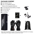 thumbnail image 3 of Savior Heated Men's Motorcycle Gloves, Riding Off-Road Extreme Sports Mittens Black XS-3XL, 3 of 7