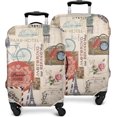 thumbnail image 1 of Travel Luggage Cover Suitcase Protector Fits 18-32 Inch Luggage Wheel Covers Patterned Travel Related Items Flower Luggage Protector Elastic Luggage Anti-scratch Suitcase Cover M, 1 of 5