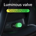 thumbnail image 4 of CEHVOM 4PCS Universel Nuit Lumineux Strass Roue Pneus Soupapes Bouchon Voiture Utilitaire Dégagement, 4 of 8