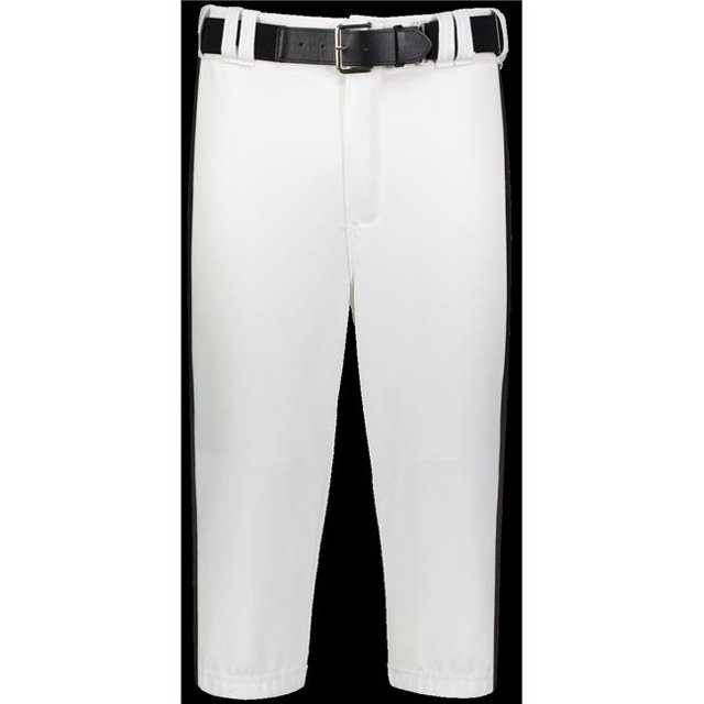 Adult Piped Diamond Series Knicker 2.0 Pant, White & Black - 3XL
