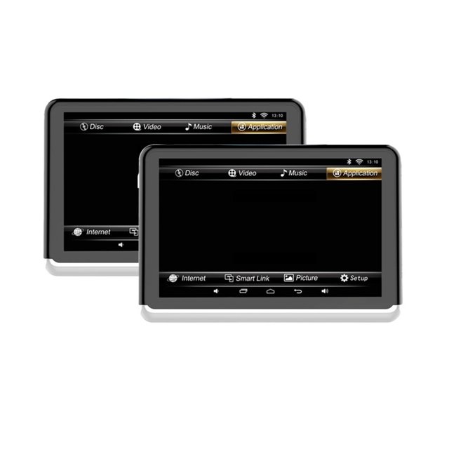 Moniteur d'Appuie-tête Écran d'Appuie-tête 10,1 Pouces Tablette Vidéo 1080P Multimédia Lecteurs de Films pour Siège Arrière de Voiture, Largement Utilisé
