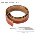 thumbnail image 2 of Unique Bargains Floor Transition Strip 3.3Ft 1 Meter Self Adhesive for Height 3mm Dark Wood, 2 of 6