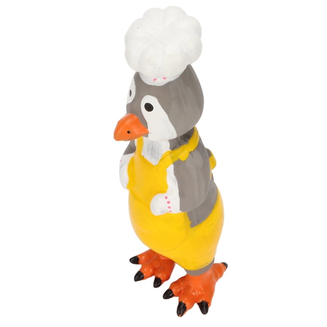 Squeaky Dog Toys, Elastic Squeaky Chicken Dog Toys Easy To Clean Hand Painted Safe Bite Resistant For Dogs Pirate Chicken,OK Chicken,Chef Chicken,Flying Chicken