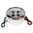 thumbnail image 1 of Aramox Multifunctional Gauge, 4in1 85mm Guage Multifunction Fuel  Oil Pressure Water Temp Volt Meter DC 9-32V for Car RV Boat Motorcycle, 1 of 8