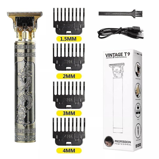Compatible Electric Professional Hair Clipper, Men's T Blade Hair Clipper Usb Rechargeable Hair Clipper Salon S_Perfect Gift
