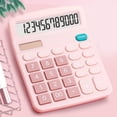 thumbnail image 4 of 12 Bit Solar 837 Calculator Large Screen Power Supply Student Color Office Desktop Computer Multi Color, 4 of 6