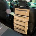thumbnail image 3 of CAROOTU Super Tool Roll Up Bag for Car With 5 Zipper Up Small Bag Suspension Canvas Storage Pouch Auto Inner, 3 of 8