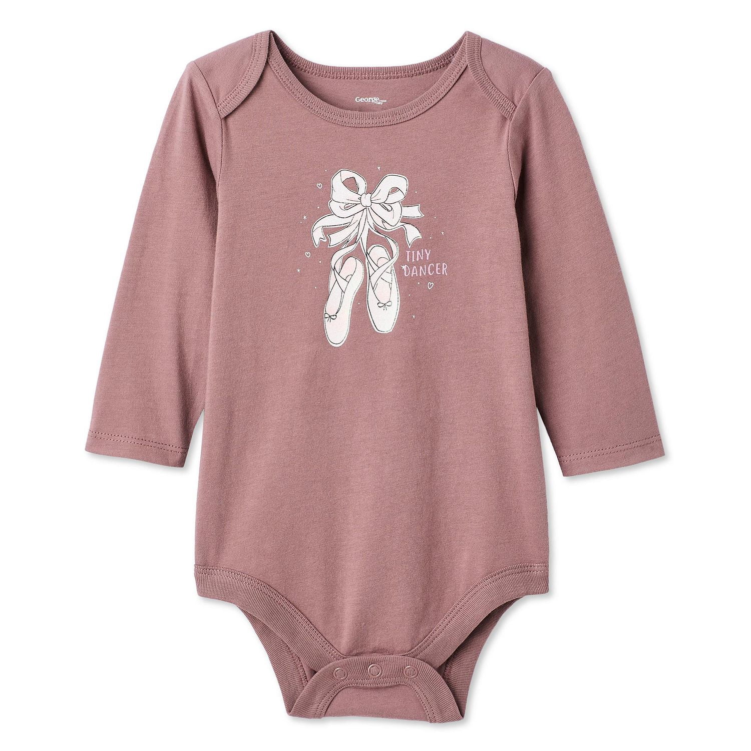 George Baby Girls' Long-Sleeve Bodysuit