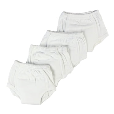Bambini Culottes d'Entraînement Blanches, Lot de 4