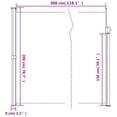 thumbnail image 4 of vidaXL Retractable Side Awning Anthracite 200x300 cm, 4 of 5