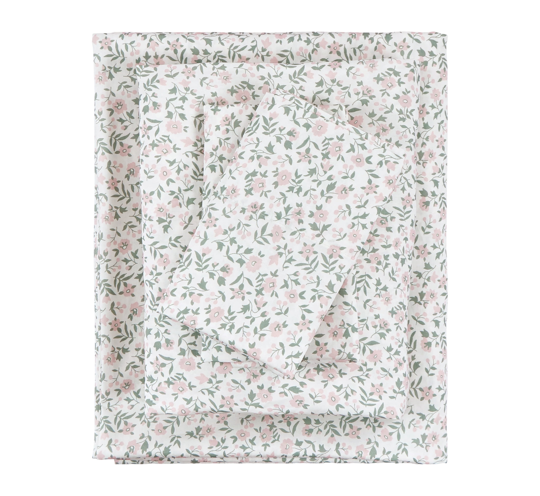 Mainstays DQ Ditsy Floral Sheet Set, 4-Piece, Multi, Adult.
