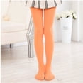 thumbnail image 2 of MIASHUI Girls Dance Ballet Tights Seamless Stretchy Leggings Comfortable Fit Pants,Orange,2-4 Years, 2 of 4