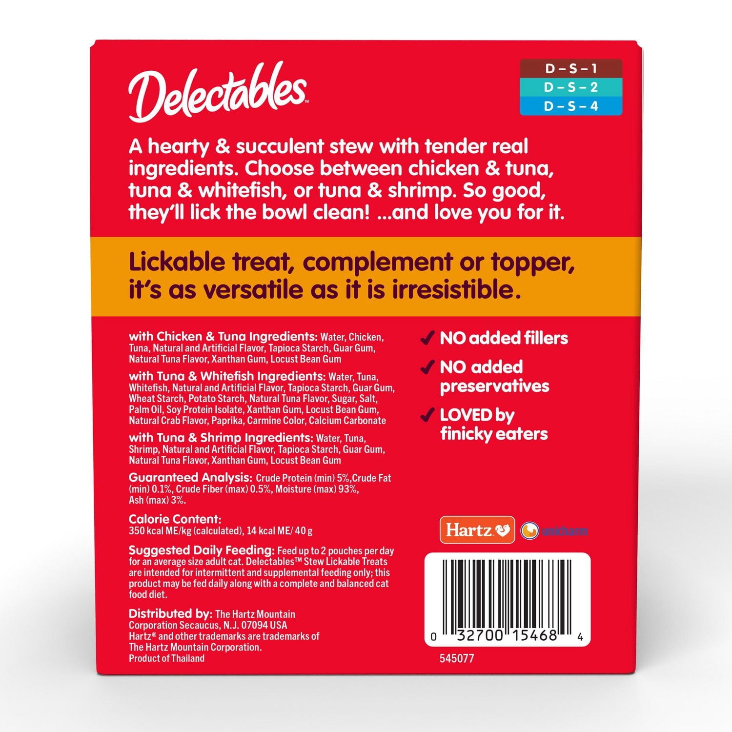 Delectables Friandises à Lécher en Forme de Ragoût pour Chats Lot Variété de 12