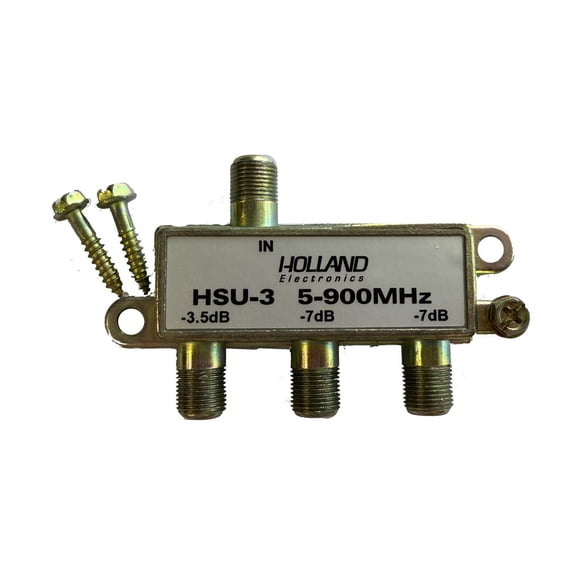 RÉPARTITEUR À 3 VOIES 5-900 MHz ; CATV (paquet de 2/commande)