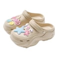 thumbnail image 1 of MIASHUI Womens Garden Clogs Comfortable Outdoor Walking Water Shoes Platform Sandals,Beige,9, 1 of 4