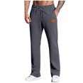 thumbnail image 1 of BLCHUNen Mens Sweatpants Fleece Drawstring Elastic Waist Straight Leg Athletic Gym Running Sports Workout Pants, 1 of 5