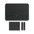 thumbnail image 1 of ZZkhGO 13-14 Inch Universal Laptop Bag, Multifunctional Computer Stand Sleeve, Portable Leather Laptop Case with Adjustable Stand, 1 of 2