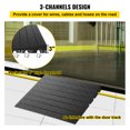 thumbnail image 3 of VEVOR Rampe de Bord en Caoutchouc Rampe de Seuil en Caoutchouc 75mmH Charge 1t Accès pour Fauteuil Roulant, 3 of 9