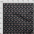 thumbnail image 3 of oneOone Polyester Spandex Black Fabric Circus Sewing Material Print Fabric By The Yard 56 Inch Wide-aD, 3 of 5