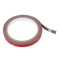 thumbnail image 4 of KLKCMS 10mm Red Waterproof Car Auto Body Trim Two Sided Self Adhesive Foam Tape 10mmx3m, 4 of 6