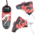 thumbnail image 4 of Decodeary Housse de Tête de Club de Golf en Cuir PU Forme de Espadrilles Putter Noir Rouge, 4 of 9