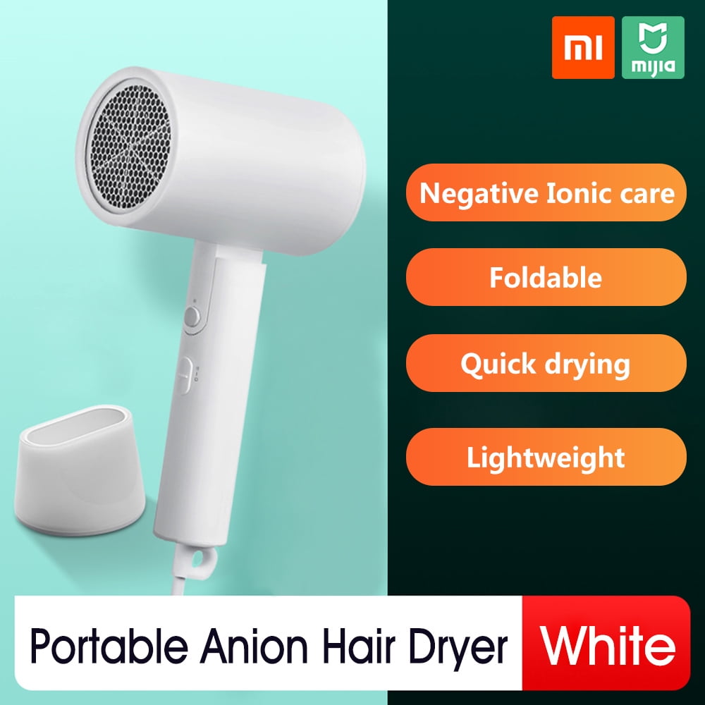 Amdohai Youpin Anion Hair Dryer CMJ02LXW 1600W Negative Ionic Blow Dryer for Fast Drying 18000rpm Motor Light Weight Hair Blow Dryer Home Travel