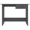 thumbnail image 2 of vidaXL Desk Grey 100x50x76 cm Engineered Wood, 2 of 4