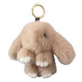 thumbnail image 3 of Lubelski Bunny Keychain Super Soft Faux Plush Lovely Rabbit Doll Plushies Backpack Decor Colored Stuffed Rabbit Pendant Children Doll Toy Birthday Gift, 3 of 8
