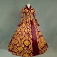 thumbnail image 2 of UPPADA Costumes Gothiques pour Femmes Robes Victoriennes à Manches Longues Robe Corset Grande Taille Robe Maxi Fluide Robe de Fête Robe Cocktail Robe de Mascarade à Lacets Jolies Robes de Bal Cyber 2024, 2 of 5
