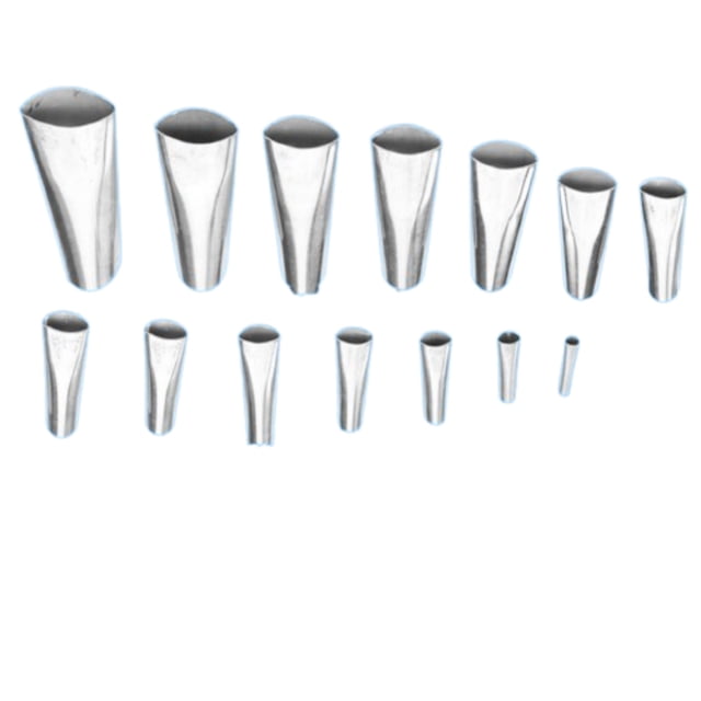 14PCS Finisher Caulking Nozzle Kitchen Push Rod Stainless Steel Applicator Tool
