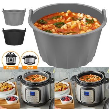 Doublures pour Mijoteuse - Séparateur Réutilisable pour Crock-Pot, Sacs de Cuisson en Silicone Sûrs, Conviennent aux Ovales de 6 à 8 Pintes Ou aux Casseroles, Doublure de Cuisson Allant au Lave-Vaisselle