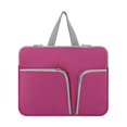 thumbnail image 1 of Xingzhi Housse d'Ordinateur Portable Imperméable Étui d'Ordinateur Sac Portable Pochette Pochette de Transport Protecteur Réutilisable Compartiments Rangement d'Affaires Rose Rouge 14 Pouces, 1 of 9