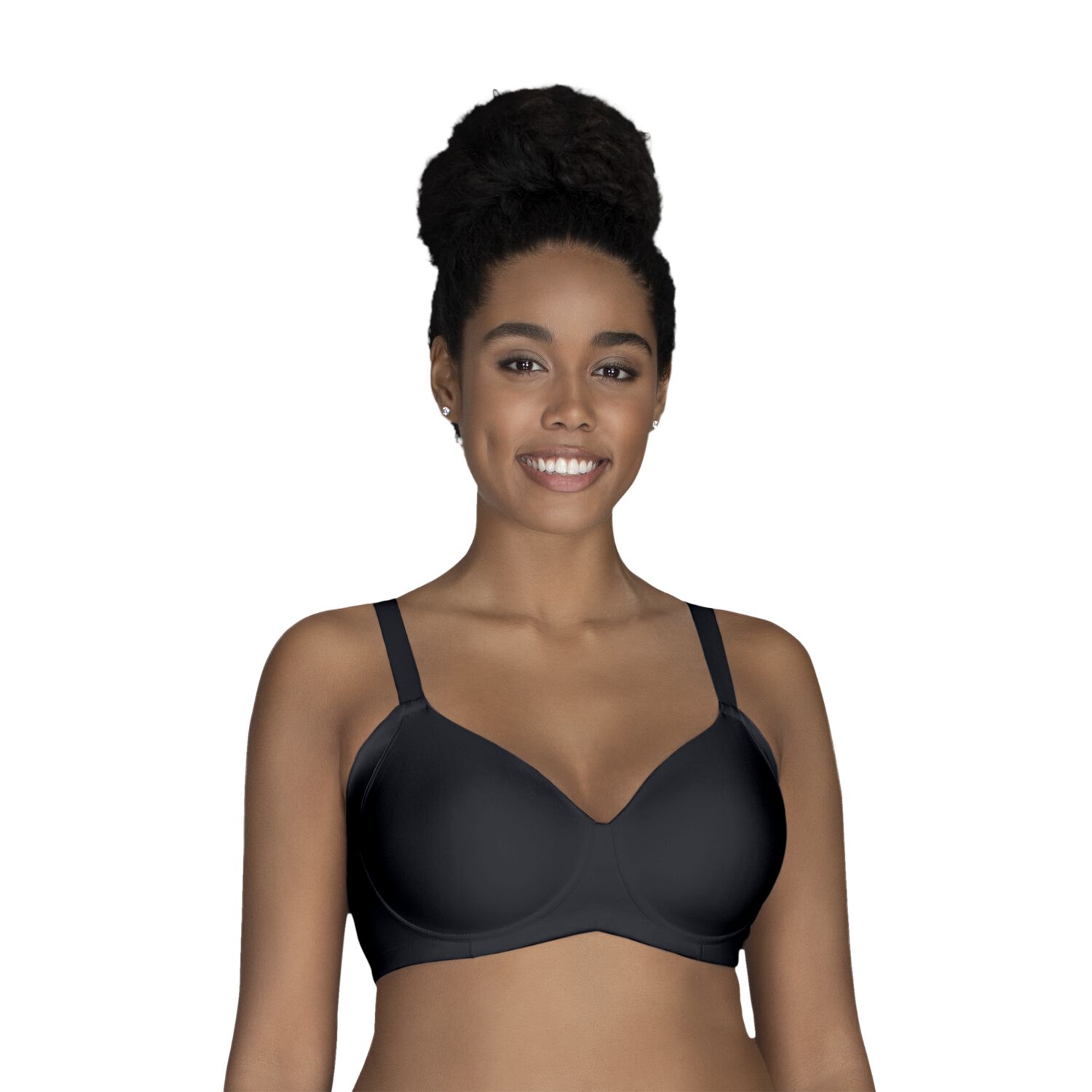 Vanity Fair Womens Beauty Back Full Figure Wirefree Extended Side and Back Smoot