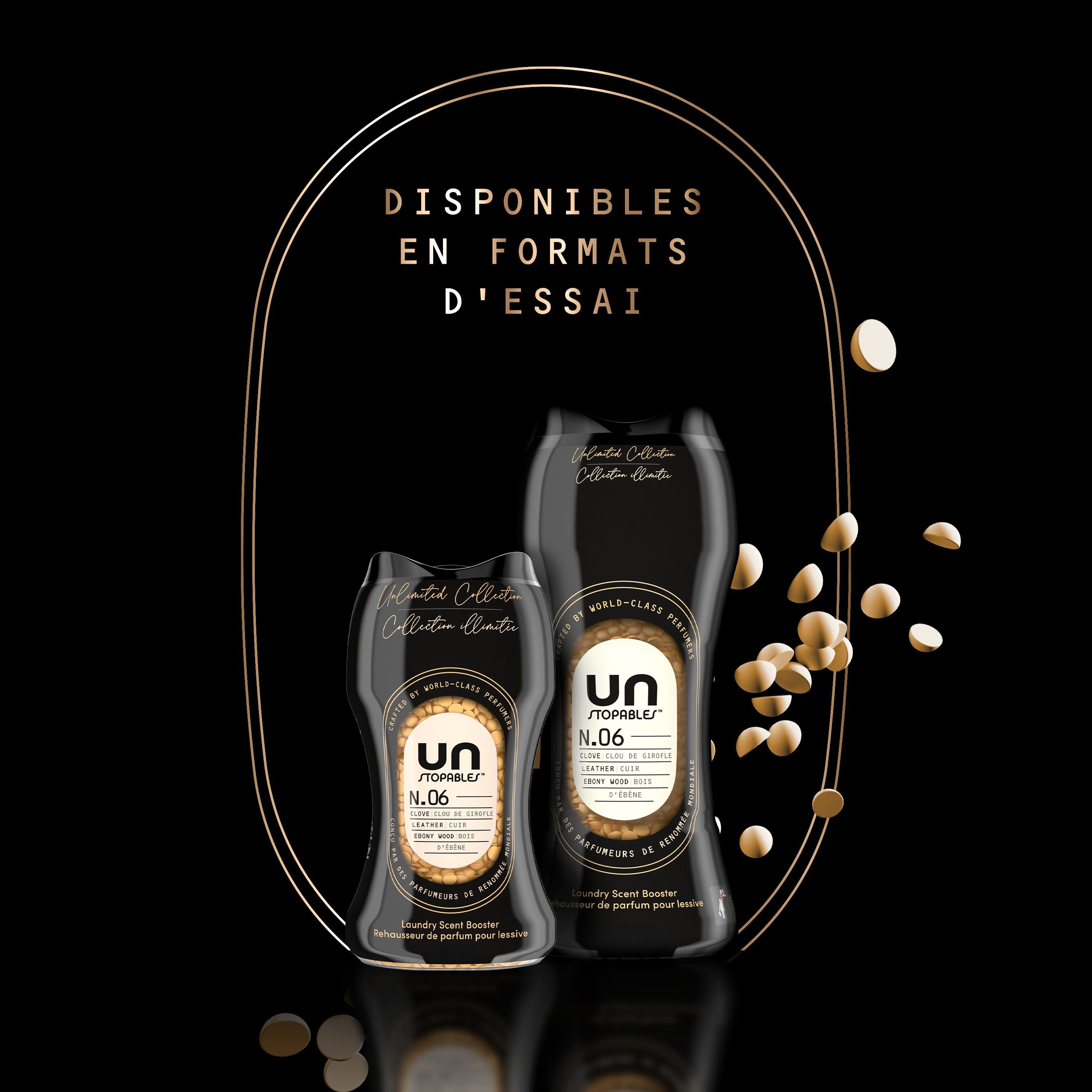 Downy Unstopables Unlimited Collection In-Wash Laundry Scent Booster Beads, No. 06, Fine Fragrance, Long-Lasting Fresh Scent Beads, 136 g