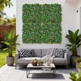 thumbnail image 1 of Multi-Pack Artificial Moss Trellis Panel, Garden Privacy Screen with Artificial Greenery Foliage, Peel and Stick Wall Decoration, Bamboo Fence Screening, Outdoor Garden Fence Screening 50*50CM B, 1 of 9