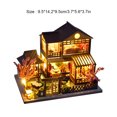 thumbnail image 3 of mmirethe Safe And Fun Wooden Doll House With Furniture And LED Light For Kids Innovative Innovative Room TC14 1Set, 3 of 6