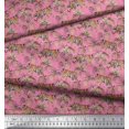 thumbnail image 3 of Soimoi Viscose Chiffon Fabric Leaves & Tiger Jungle Print Sewing Fabric Yard 42 Inch Wide, 3 of 3