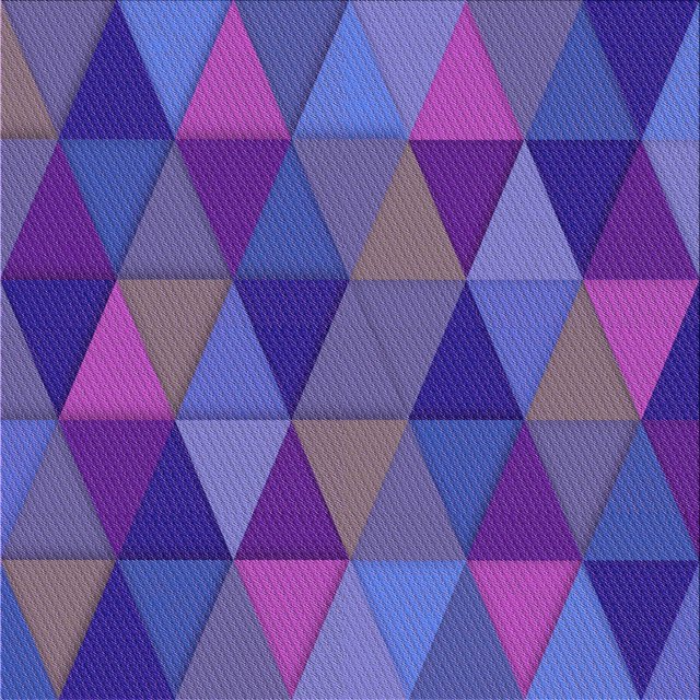 Ahgly Company Machine Washable Indoor Square Transitional Blue Violet Purple Area Rugs, 6' Square