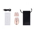 thumbnail image 1 of Le Wand Chrome Double Vibe Rechargeable Silicone Mini Vibrator Rose Gold, 1 of 12