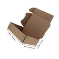 thumbnail image 2 of SHINYPASING 10Pcs Brown Mailing Boxes Made from Heavy Duty Kraft Paper for Safe Shipping and Packaging, 2 of 6