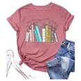 thumbnail image 1 of Hauts d'Été pour Femmes Imprimé Confortable et à la Mode T-Shirt à Manches Courtes pour Femmes Rose S, 1 of 2